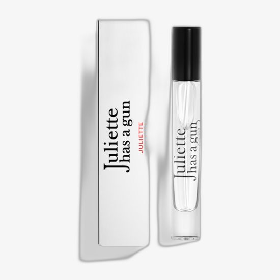 Juliette Has A Gun Juliette Eau De Parfum Miniature 7.5 ml bottle, unisex elegant travel fragrance, minimalist perfume design