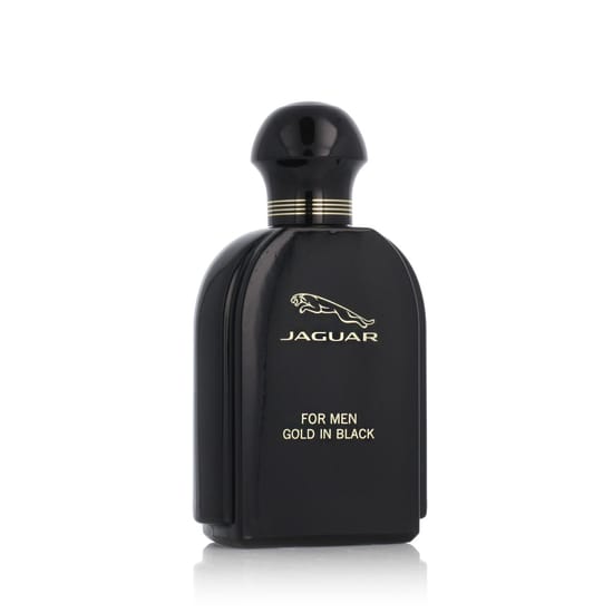 Jaguar Gold In Black EDT pudeli lähivõte