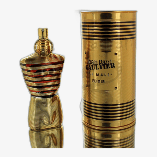 Элегантная упаковка и стильный набор Jean Paul Gaultier Le Male Elixir Parfum