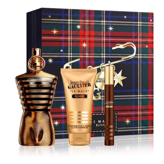 Элегантная упаковка набора ароматов Jean Paul Gaultier Le Male Elixir