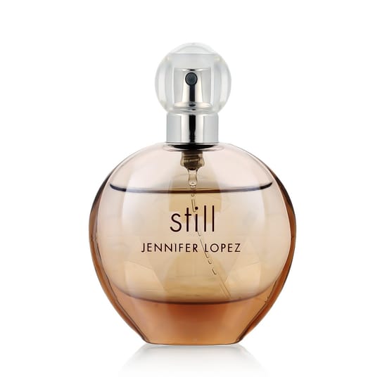 Close-up of used Jennifer Lopez Still EDP bottle