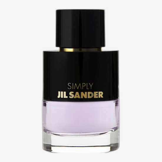 Бутылка Jil Sander Simply Touch of Violet EDP крупным планом