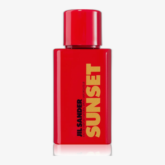 Elegant bottle of Jil Sander Sunset Eau de Parfum