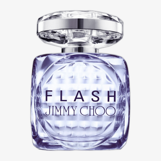 Close-up of the Jimmy Choo Flash EDP bottle