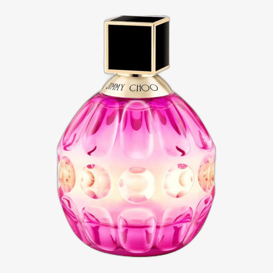 Бутылка Jimmy Choo Rose Passion EDP крупным планом
