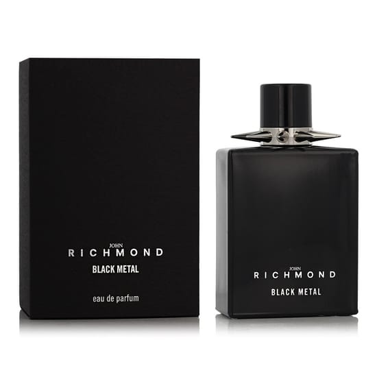 Elegant bottle of John Richmond Black Metal EDP