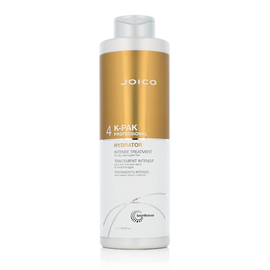 Close-up of Joico K-PAK Hydrator Intense Treatment bottle