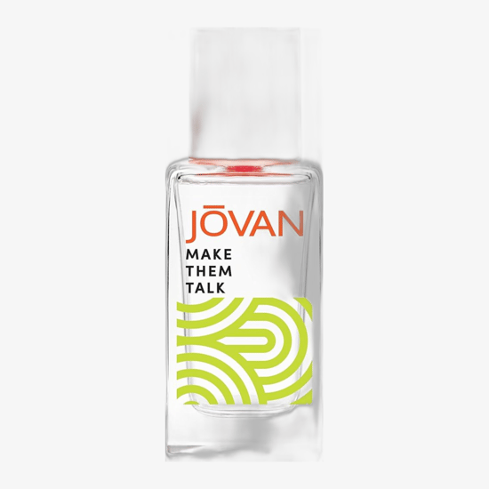 Оригинальная упаковка Jovan Make Them Talk EDP Бутылка Jovan Make Them Talk EDP вблизи