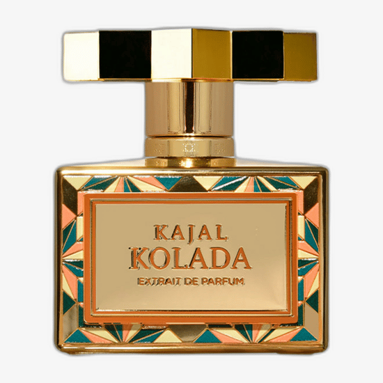 Original packaging of kajal kolada extrait fragrance Elegant bottle of kajal kolada extrait perfume