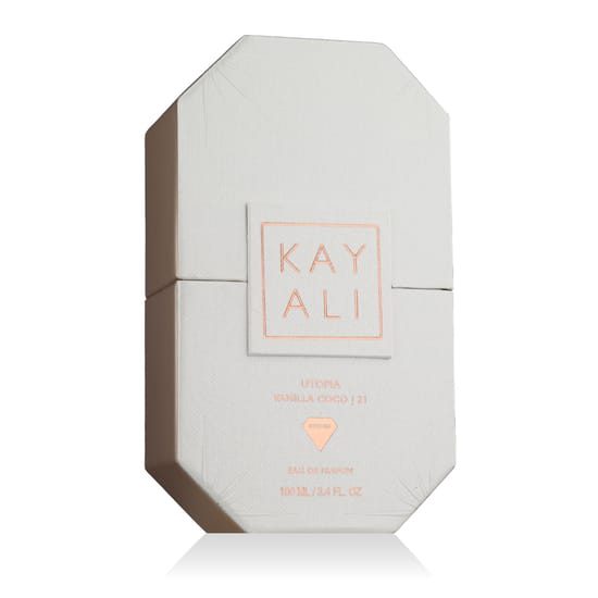 Elegant bottle of Kayali Utopia Vanilla Coco 21 EDP Intense