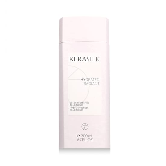 Originaalne kerasilk essentials värvi kaitsev palsam pakend Kerasilk essentials värvi kaitsev palsam pudeli lähivõte