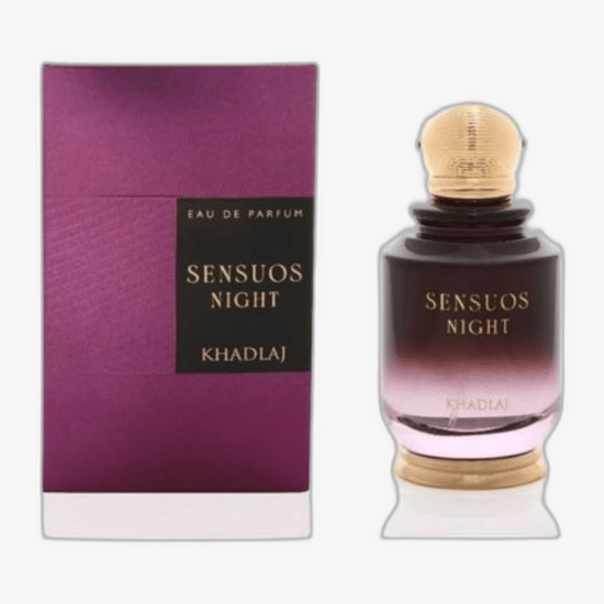 Khadlaj Sensuos Night EDP elegantse disainiga pudel