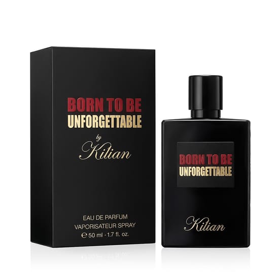 Original packaging of By Kilian Born to be Unforgettable EDP Elegant bottle of By Kilian Born to be Unforgettable EDP