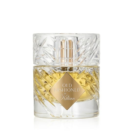 Refined bottle of By Kilian Old Fashioned EDP captured in soft lighting
