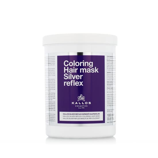 Kallos Silver Reflex värviva mask 1000 ml stiilses pakendis