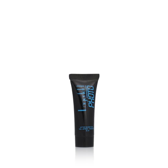 Karl Lagerfeld Photo After Shave Gel in Elegant Design Close-up of Karl Lagerfeld Photo After Shave Gel packaging
