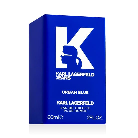 Karl Lagerfeld Jeans Urban Blue EDT – bottle and packaging