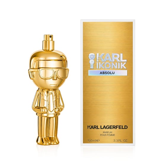 Elegant bottle of Karl Lagerfeld Ikonik Absolu Pour Femme Parfum