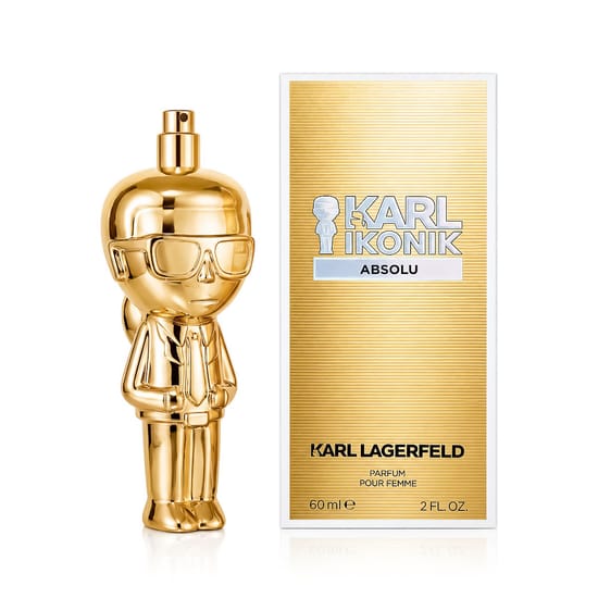 Elegant bottle of Karl Lagerfeld Ikonik Absolu Pour Femme Parfum