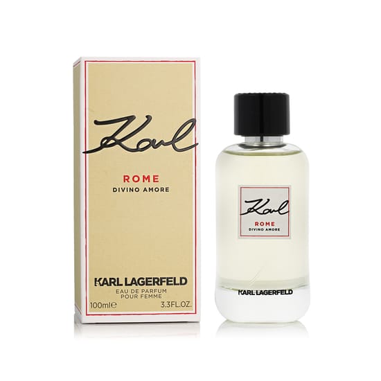 Elegant bottle of Karl Lagerfeld Karl Rome Divino Amore EDP
