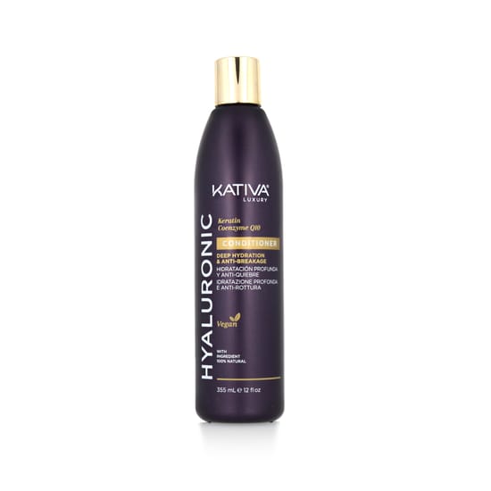 Kativa hyaluronic keratin coenzyme q10 conditioner bottle