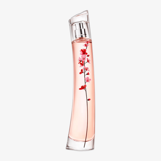Close-up of the Kenzo Flower Ikebana EDP bottle