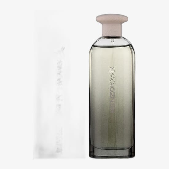Kenzo Power EDT bottle close-up, showing minimalist design and energetic aesthetic