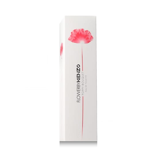 Close-up of Kenzo Flower by Kenzo Poppy Bouquet perfume bottle