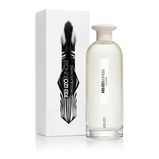 Бутылка Kenzo Jungle Pour Homme EDT вблизи