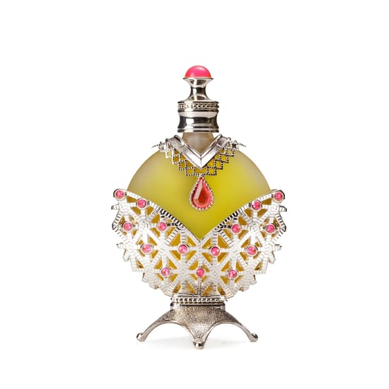 Декоративная бутылка с маслом Khadlaj Hareem Al Sultan Silver