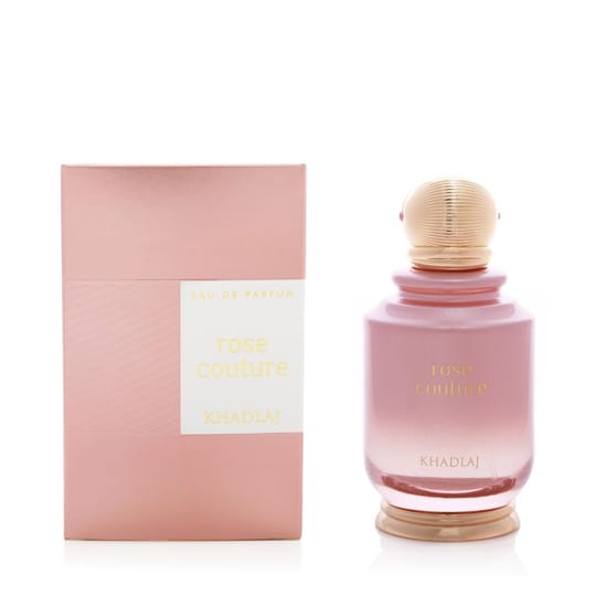 Khadlaj Rose Couture EDP elegantse disainiga klaaspudel