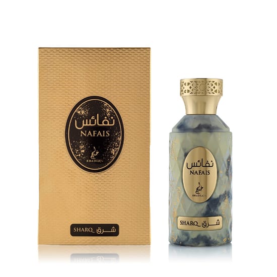 Элегантный флакон Khadlaj Nafais Sharq EDP с оригинальным дизайном