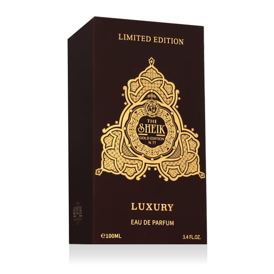 Originaalpakend Khalis The Sheik N.77 Luxury Gold Edition EDP Elegantne Khalis The Sheik N.77 Luxury Gold Edition EDP pudel
