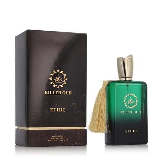 Elegant bottle of killer oud ethic edp