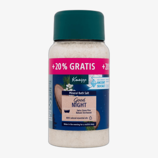 Kneipp Good Night vannisool – lõõgastav vannielamus Kneipp Good Night vannisool elegantse pakendiga