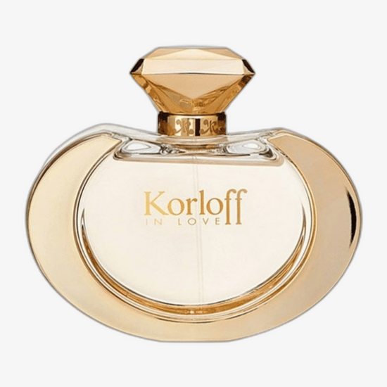 Бутылка парфюма Korloff In Love EDP вблизи