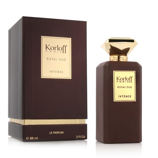 Элегантный флакон Korloff Royal Oud Intense EDP