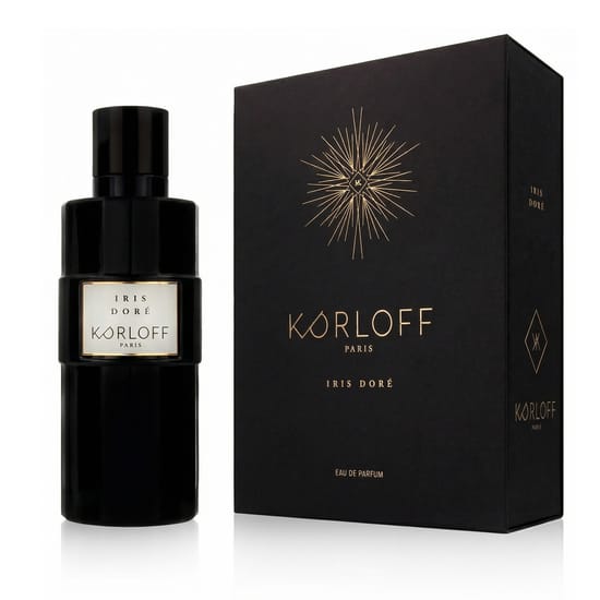 Элегантный флакон Korloff Iris Doré EDP для универсального аромата