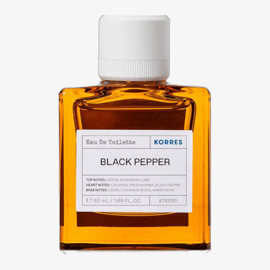 Элегантный флакон Korres Black Pepper EDT