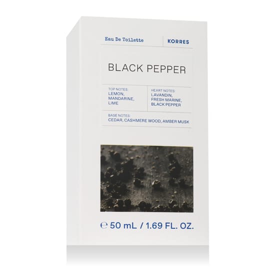 Элегантный флакон Korres Black Pepper EDT