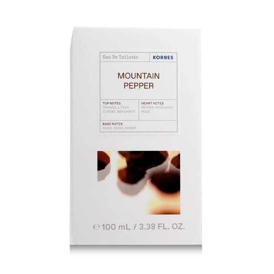 Korres Mountain Pepper EDT parfüümi pudel