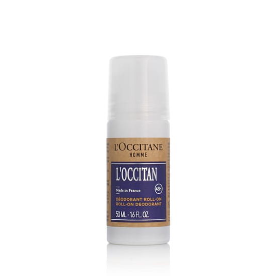 L'occitane homme l'occitan deodorant roll-on bottle close-up