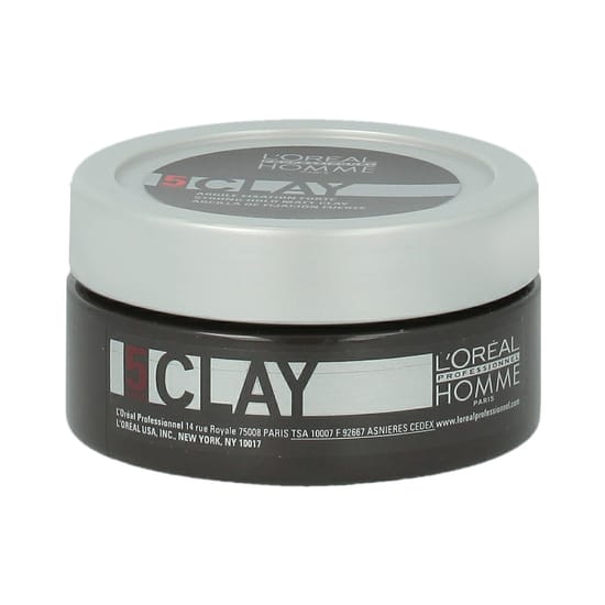 L'Oréal Professionnel Homme Strong Hold Clay (Force 5) stiilses purgis