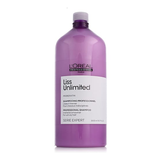 L'Oréal Professionnel Expert Liss Unlimited Shampoo pudeli lähivõte
