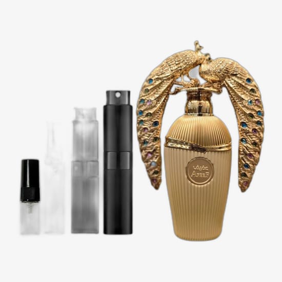Lattafa Afeef EDP spray proovi lähedalt