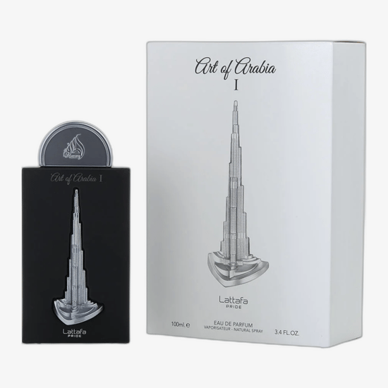 Unpacked bottle of Lattafa Pride Art of Arabia I EDP