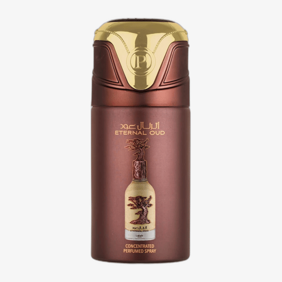 Элегантная упаковка дезодоранта Lattafa Pride Eternal Oud VAPO