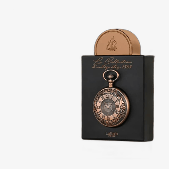 Lattafa Pride La Collection d'Antiquités 1505 EDP pudel lähedalt
