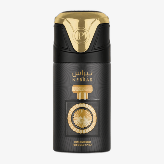Bottle of Lattafa Pride Nebras Deodorant VAPO 200 ml