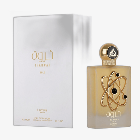 Фотография флакона дезодоранта Lattafa Pride Tharwah Gold VAPO